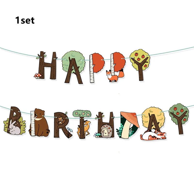 1–12 Monate Foto-Banner, Wald-Foto-Banner, alles Gute zum Geburtstag, Party-Dekoration, Babyparty, 1. Geburtstag, Junge, Mädchen, 12-Monats-Foto-Banner – Detail 8