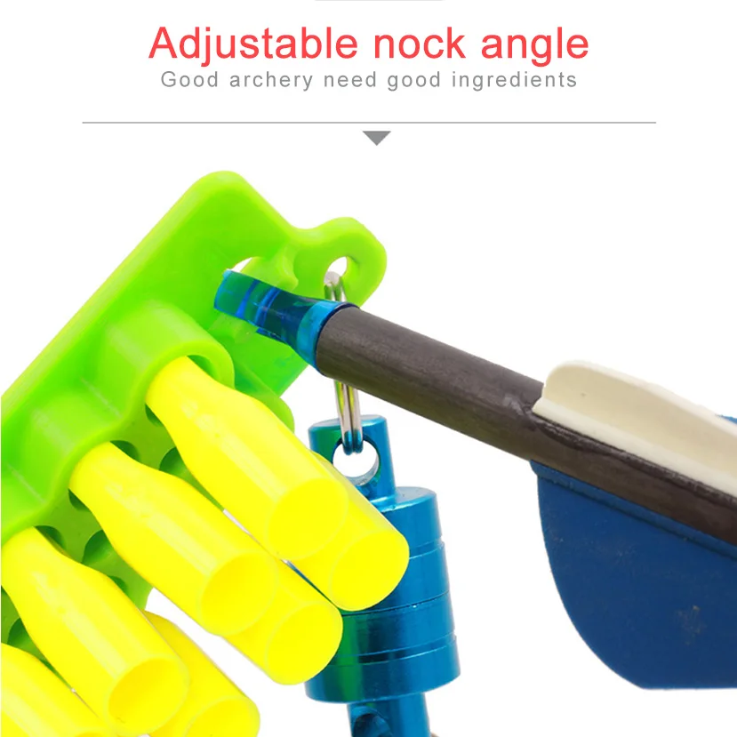 

Nock Card Board and Magnetic Button Set Storage Nock Adjust Direction of Arrow Tail for Archery Hunting Shooting