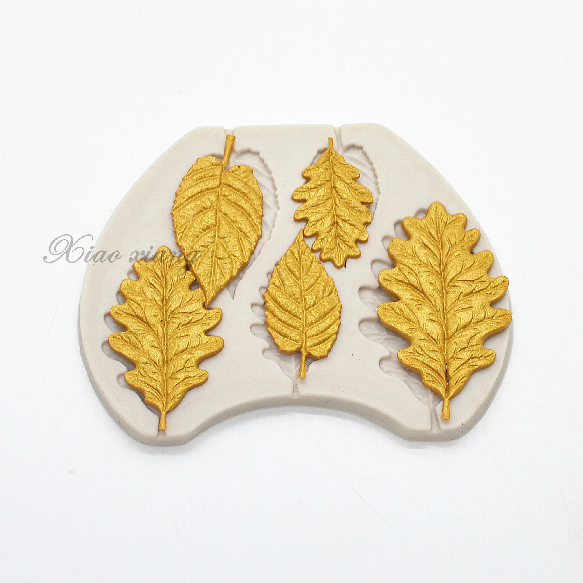 Blackberry Oak Leaves Silicone Molds Fondant Cake Decorating Tools Nuts Berries Cake Baking Mould Chocolate Gumpaste Mould