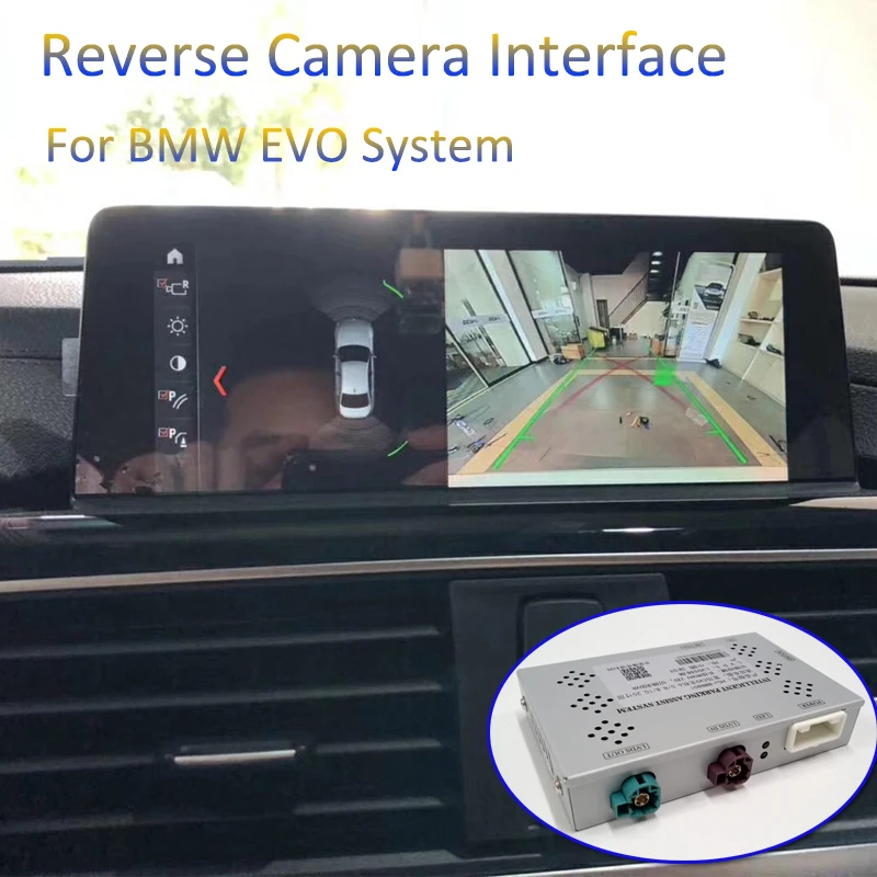 

Reverse Camera Interface For BMW F15 F16 F20 F22 F23 F25 F26 F30 F36 F48 EVO System Rear view 360 Camera Interface retrofit