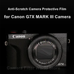 G7X3 G7XIII aparat naklejki płaszcz pokrowiec owijający Film dla Canon G7X MARK III PowerShot G7 X Mark III aparat pokrowiec ochronny ze skóry naklejki