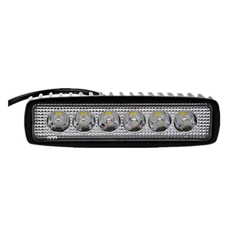 6LED 18W Work Light Bar DRL Driving Fog Spot Lamp For Offroad Car Truck LED Headlights LED Work Light Spotlight