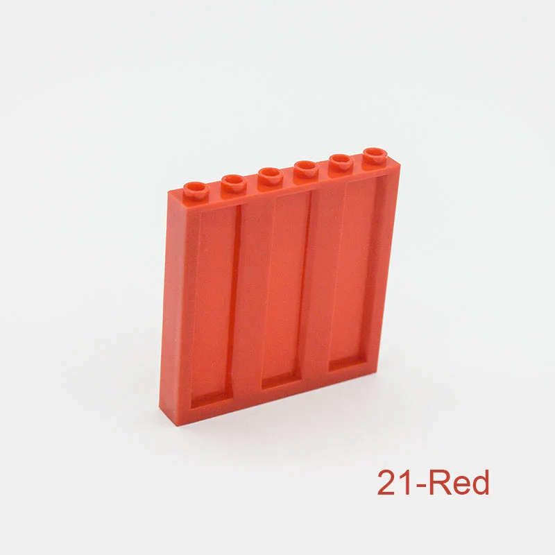 Guduola Special Brick Panel 1x6x5 with Corrugation (23405 / 35286) Building Block Toy MOC Parts 8pcs/LOT