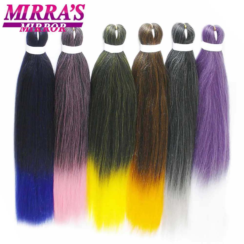 Pre Stretched Braiding Hair 100 Pack Braids Synthetic Hair Extensions Low Temperature Fiber Support Logo Customization