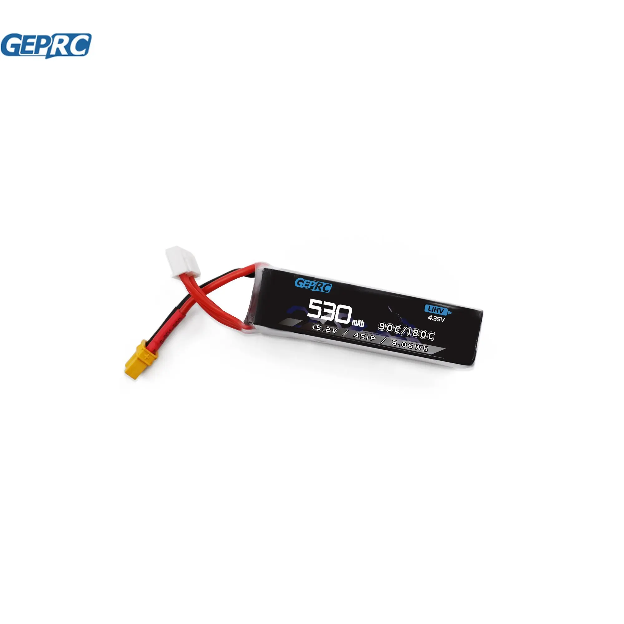 Batteria LiPo ge(4s 530mAh 90/180C HV 3.8V/4.35V adatta per Drone serie 2-3 pollici per RC FPV Quadcopter accessori parti