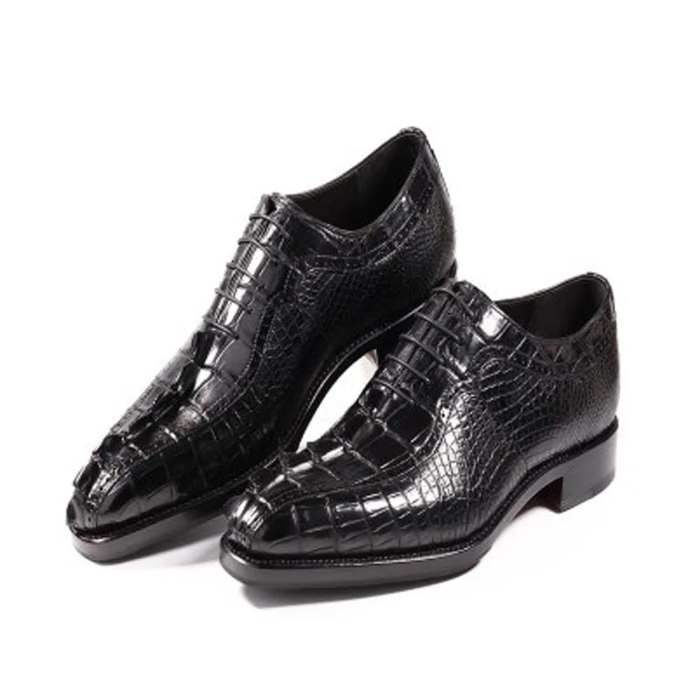 gedili new  Thailand  crocodile  male  Leather shoes  Men dress shoes  foreign trade  business men Leather shoes  male  British