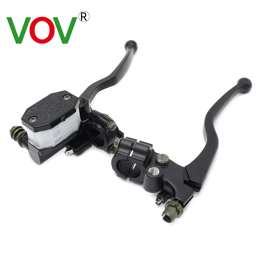 GN125 Motorcycle Hydraulic Brake Handle CG125 Clutch Lever Pit Bike Moped Right Master Cylinder Pump For Honda KTM Suzuki Yamaha