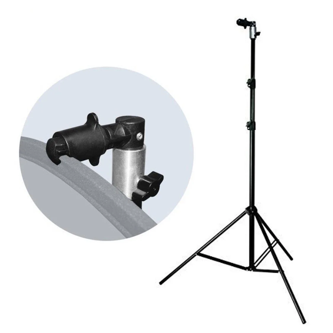 Reflector Clip Aluminum Portable Photo Video Studio Photography Background Reflector Softbox Disc Holder Clip for Light Stand