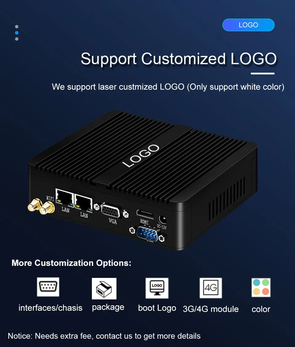 BEBEPC Fanless Mini PC Intel Celeron J6412 J1900 N2830 Dual LAN Windows 10 4 Core Industrial Mini Desktop Computer COM WiFi HTPC
