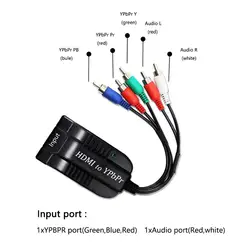 HDMI  to Scaler YPbPr Converter Adapter HDMI to Scaler Component Video YPbPr 5RCA RGB Converter Adapter with Audio R/L Output