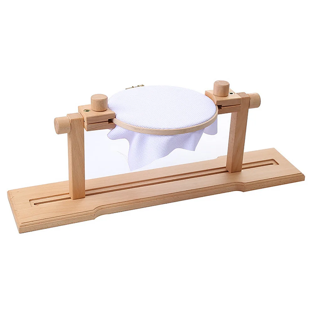 

Wooden Cross Stitch Rack Adjustable Stand Desktop Cross Stitch Embroidery Frame