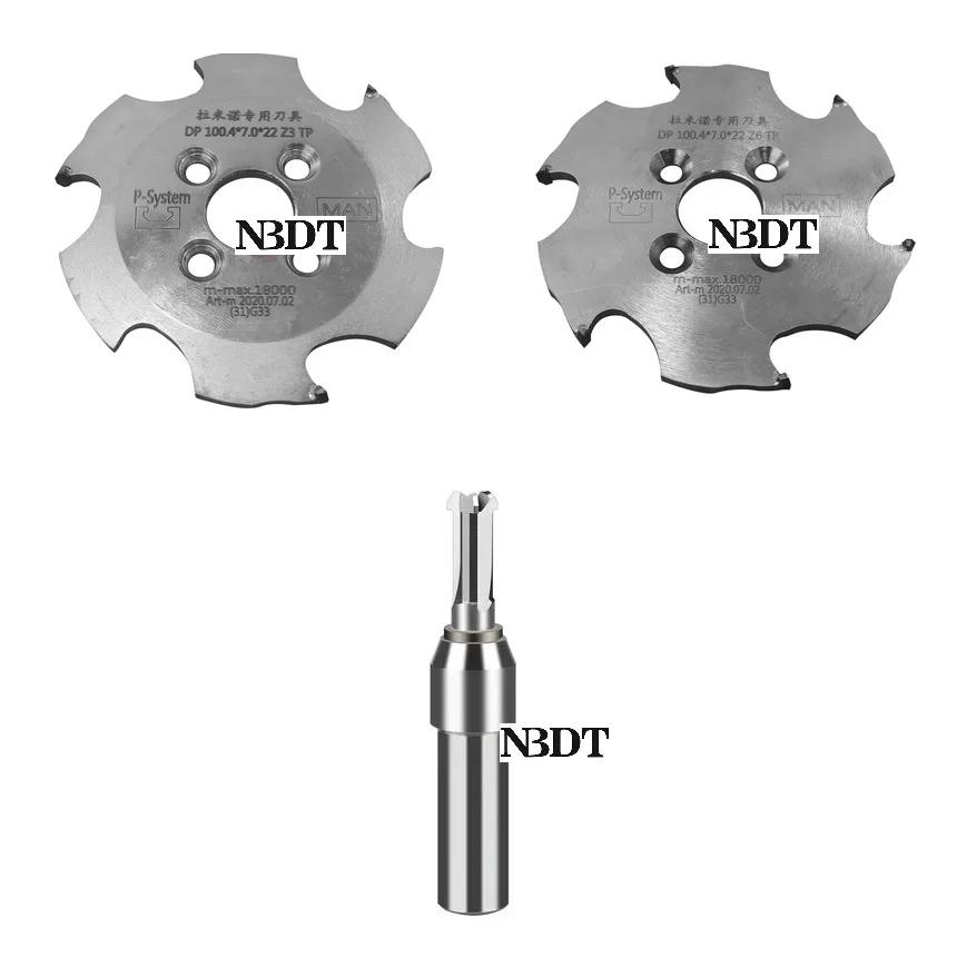 

Woodworking 3 6 Tooth Carbide T-Groove Cutter CNC Bit