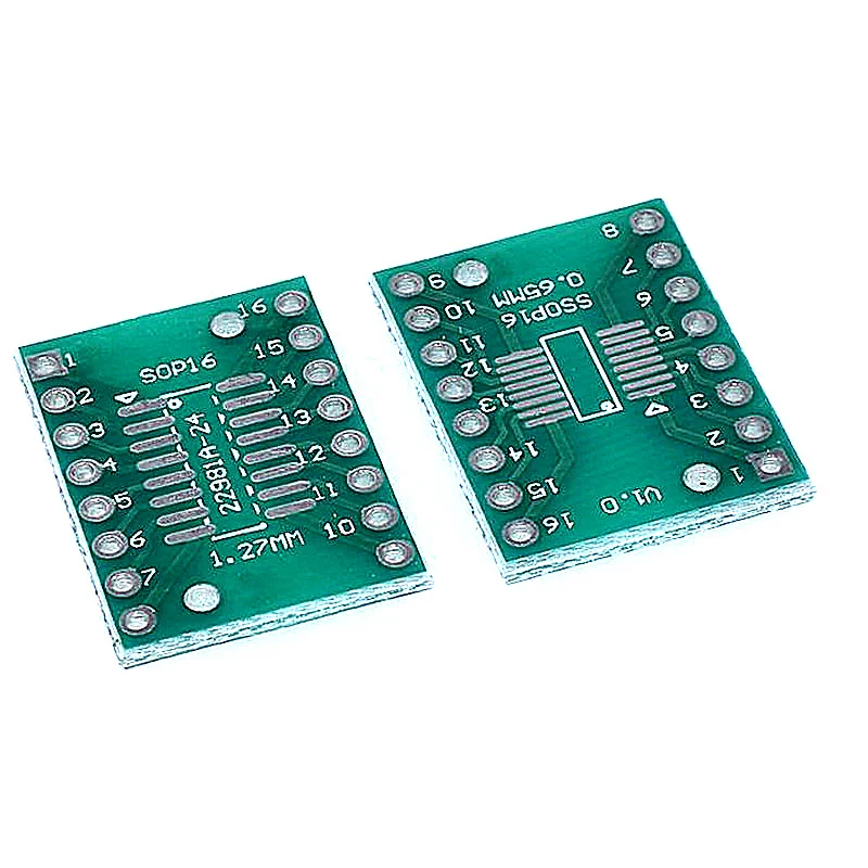 10PCS PCB Board Kit SMD Turn To DIP Adapter Converter Plate SOP MSOP SSOP TSSOP SOT23 8 10 14 16 20 28 SMT To DIP