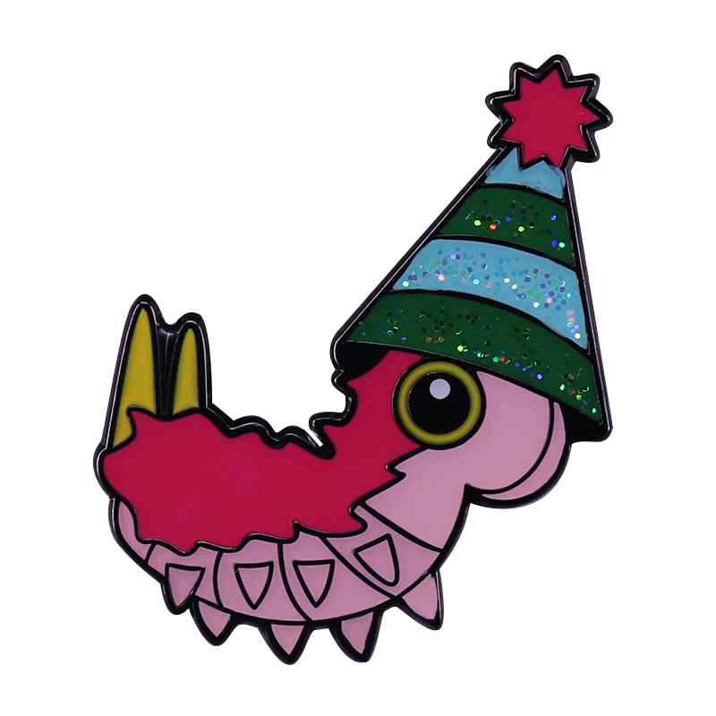 So Cute Bug Pin Wearing His Little Party Hat!