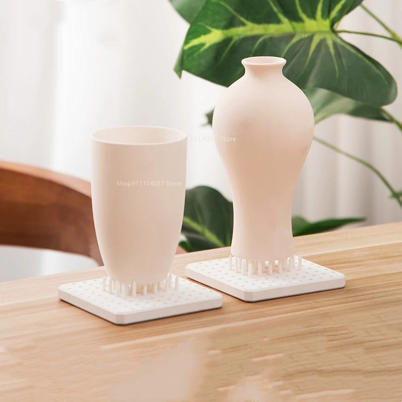 الفخار سيراميك مزخرف وسادة حرارية دعم مسمار فرن أدوات ارتفاع درجة الحرارة مادة مقاومة لتقوم بها بنفسك الفخار الطين اطلاق النار أداة