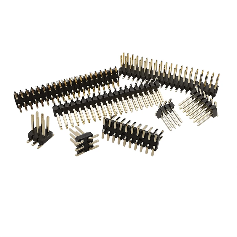 10Pcs 1,27mm Pitch 2x2P-50Pin Zweireihig Männlich-weibliche Pin Header PCB Board Connector 1,27mm Pinheader Buchse SMD SMT