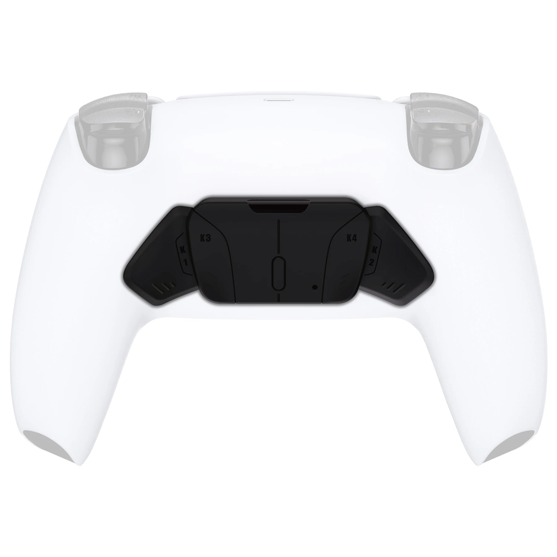 eXtremeRate Replacement Redesigned K1 K2 K3 K4 Back Buttons Housing Shell for ps5 Controller, RISE4 Remap Kit - 19 colors