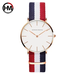 Japan Quartz Movement Fashion Girl Student Casual Young Ladies Watches Nylon Strap Wristwatches Brand Waterproof For Women 2018