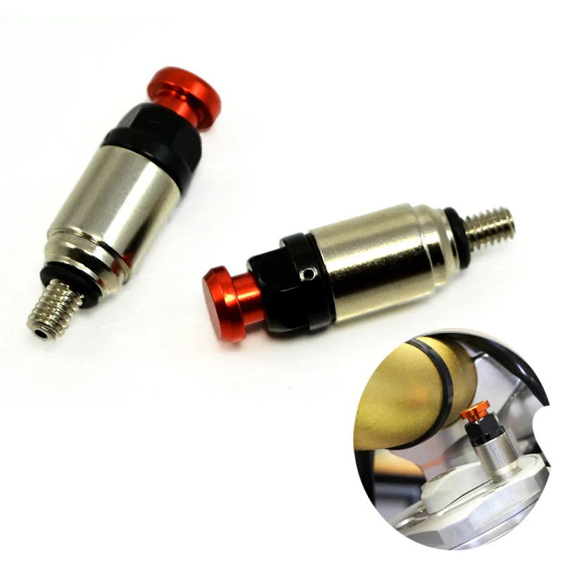 Motorcycle Aluminum Brass Front Fork Bleeder Air Valves For duke300 900 950 1290 adventure Motorbikes M4x0.7 M5x0.8 Fork screws