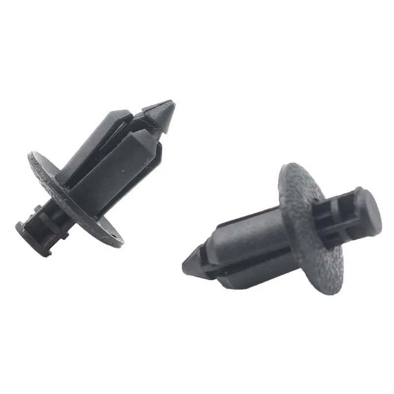 8mm Hole Auto Plastic Push-Type Retainer Rivet for Suzuki Mitsubishi Car Door Cards Panels Trim Fasteners Clips