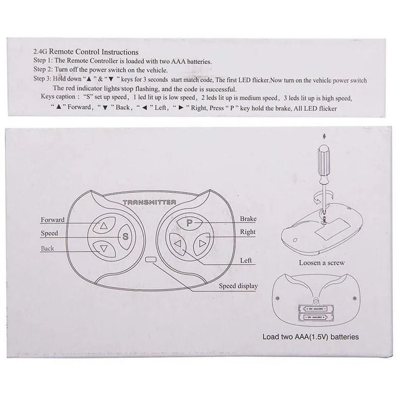 Mando a distancia con Bluetooth 2,4G, reemplazo de receptor para JR1958RX-2S, aplicable a vehículos eléctricos para niños