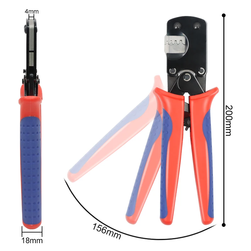 JST DuPont Terminals XH2.54/PH2.0/ZH1.5/SH1.0/ DuPont 2.0/2510 Pliers YE-013BR Mini Crimping Tools 0.03-0.52mm²/32-20AWG