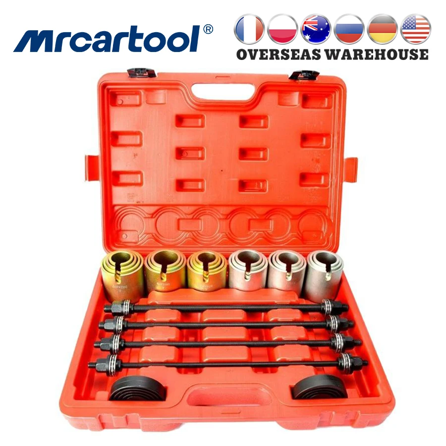 

MRCARTOOL Car Universal Bush Bearing Removal Insertion Tool Sets Press & Pull Sleeve Kits Vehicle Hand-held Removal Special Tool