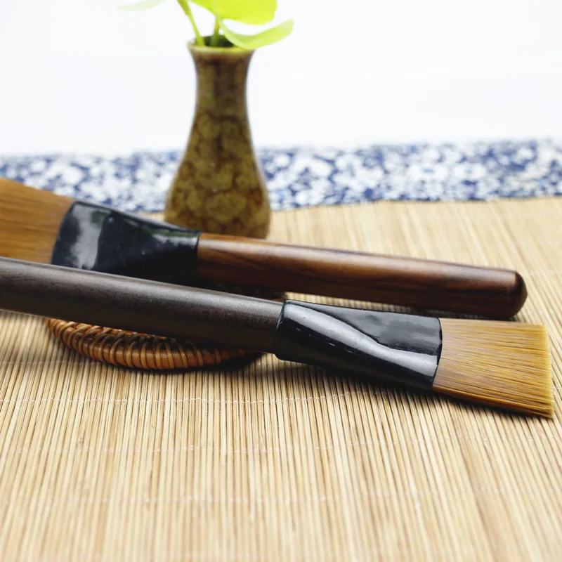 pot pen tea plate brush Ebony Rosewood Nylon wool tea brush