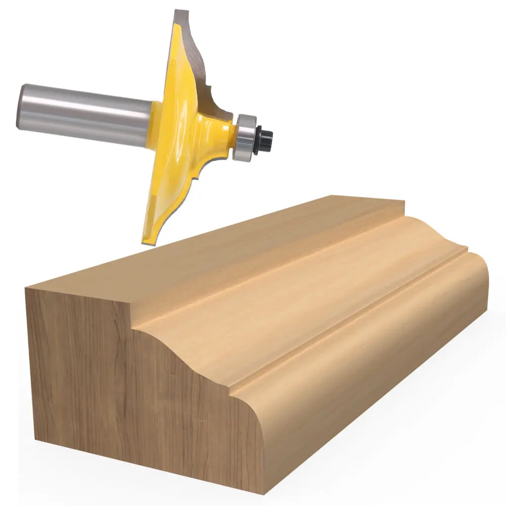 1Pc Molding and Edging Router Bit - Classical Ogee - 1/2\