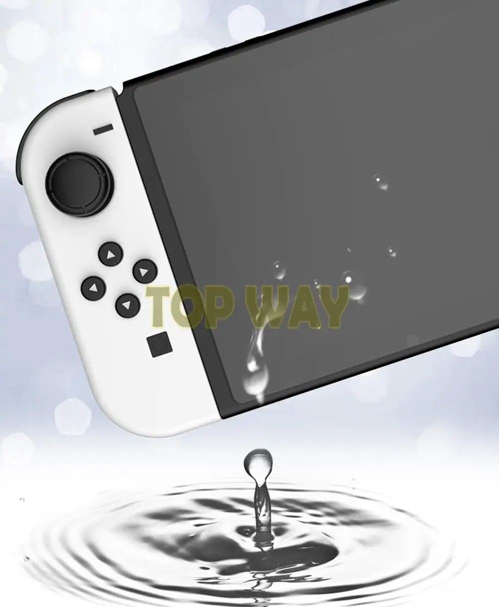 Película protectora de plástico para Nintendo Switch, Protector de pantalla OLED, Extra sensible al tacto