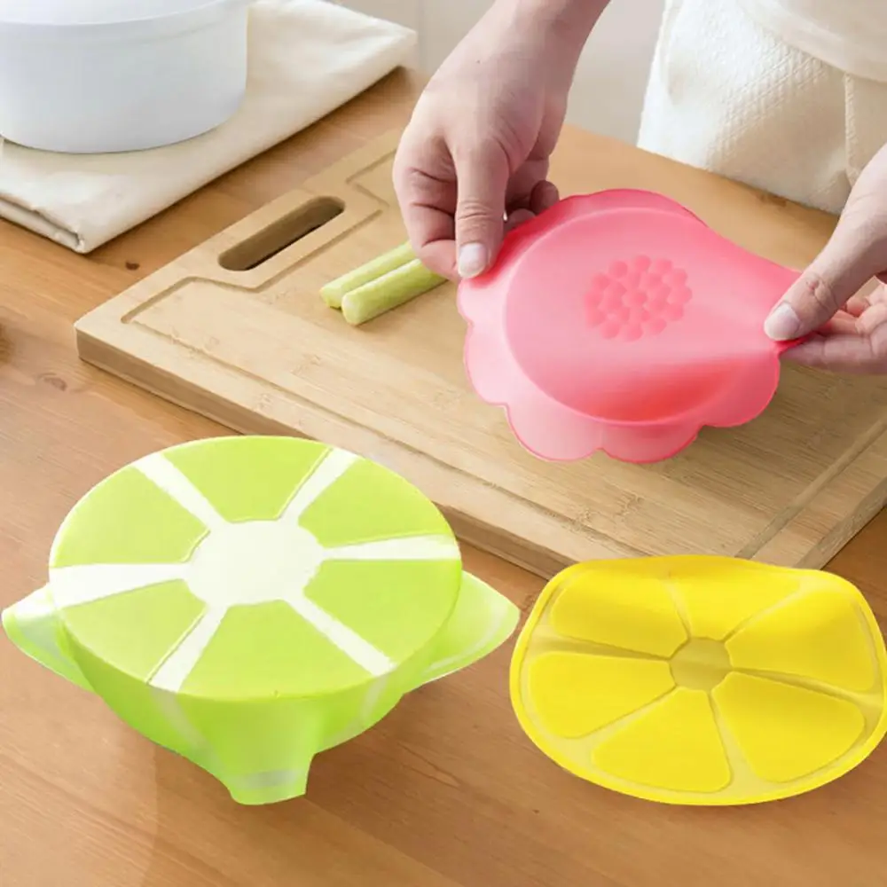 1 Pcs Reusable Food Packaging Cover Silicon Food Fresh-Keep Sealing Cap Vacuum Stretch Silicone Lids Kitchen Silicone Cover