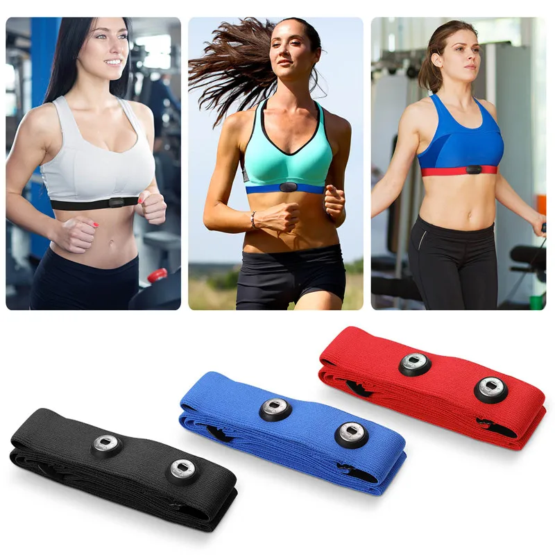 COOSPO pasek na klatkę piersiową z czujnikiem tętna dla Wahoo Garmin dla 808s H6 sportowy bezprzewodowy czujnik tętna