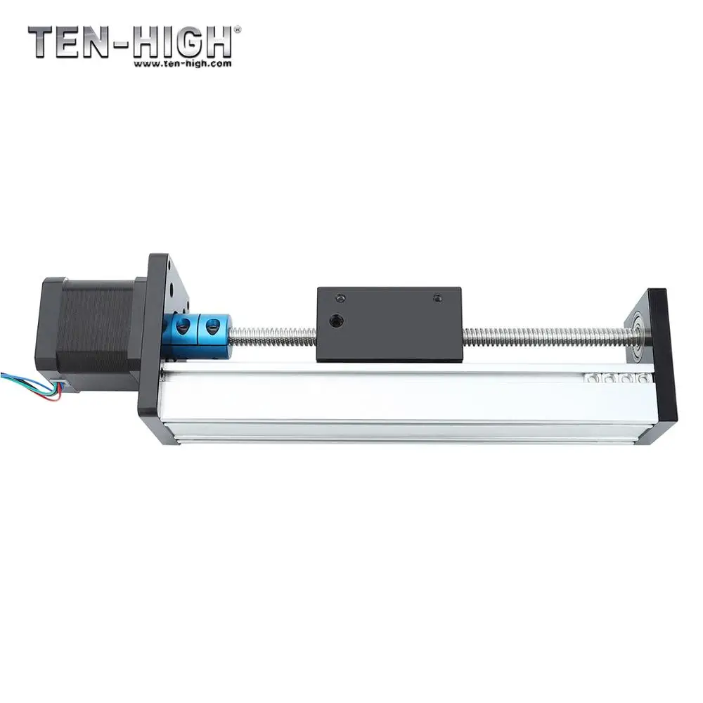 Linear table St ball screw T8 pitch 1,2, 4,8mm stroke 50-800mm Motor 42 linear slide linear modules for CNC router