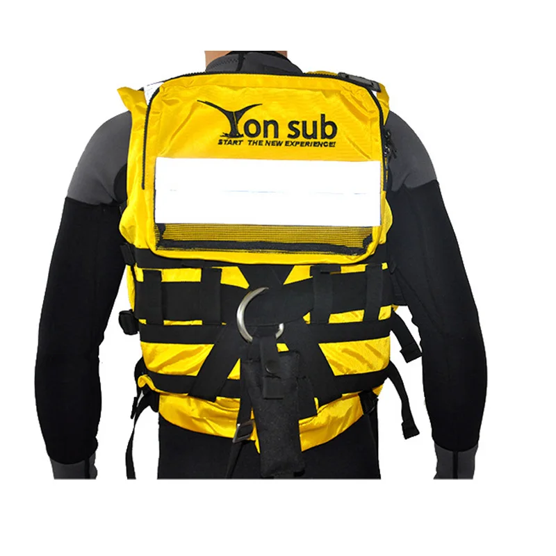 Professional PVC Foam Life Jacket for Adults, Flotation Device, Flood Fishing, Rafting Drift