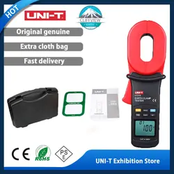 UNI-T UT275 Clamp Earth Ground Testers Resistance Leakage Current Auto Range Data Storage