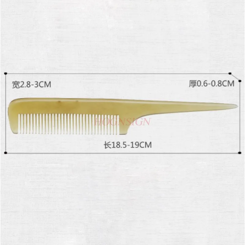 Natural Horn Comb Hairbrush Tail Pick Hair Distribution Road Child Tie Scorpion Combs Hairdressing Supp tail comblies
