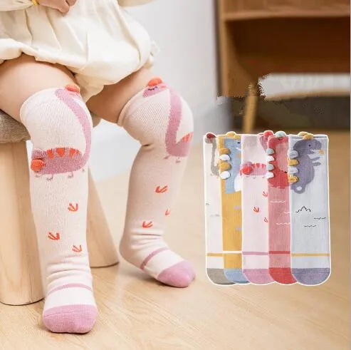 

Autumn and winter no-heeled baby over the knee socks three-dimensional children's long socks straight tube socks