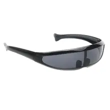 Mirrored Single Lens Cosplay Visor Glasses #4