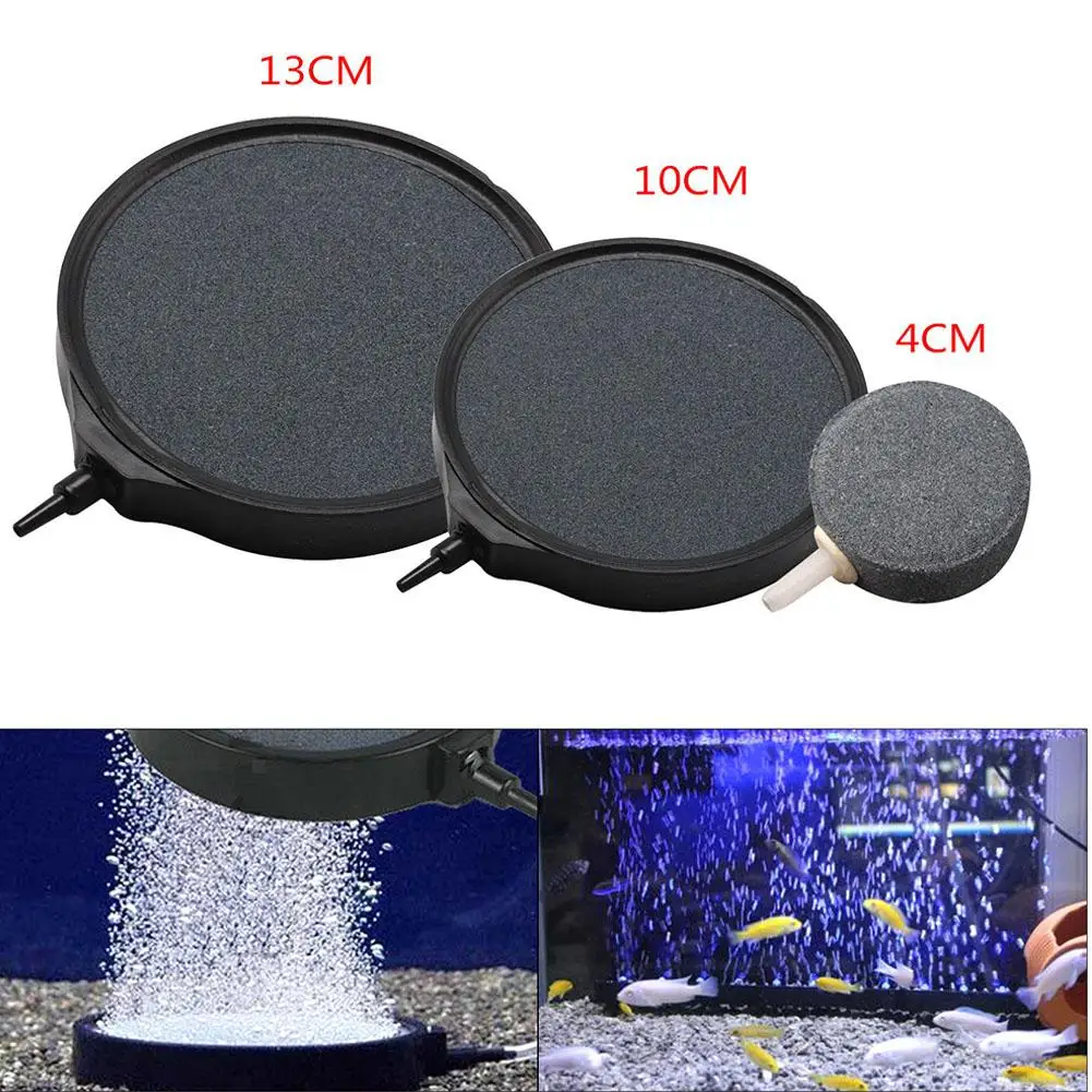 Bubble Disk Air Stone Aerator for Aquarium Fish Tank Pond Oxygen Pump