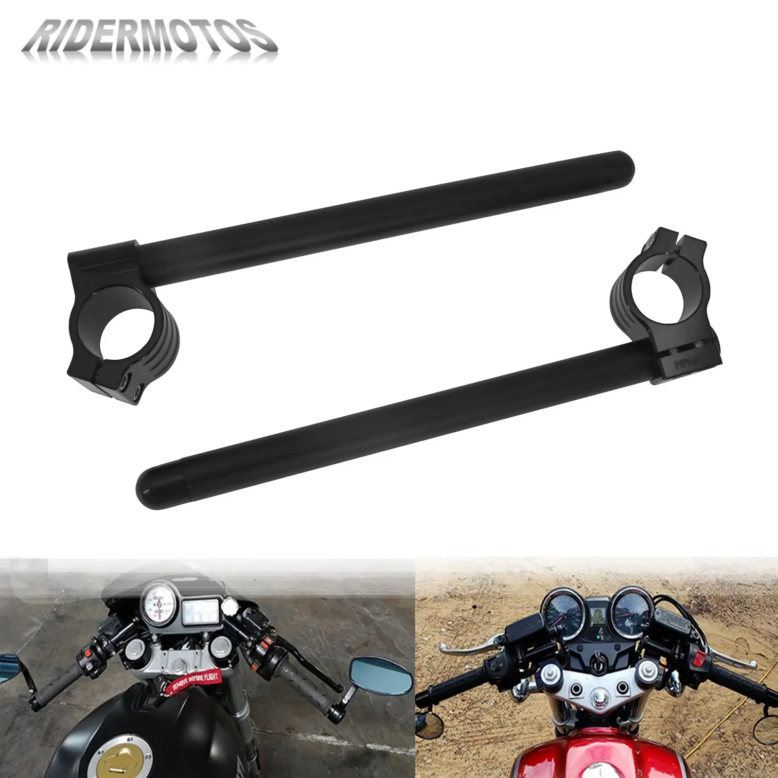 

Motorcycle Universal Racing Adjustable 31 32 33 35 36 37 39 41 45 48 50 51 MM Clip On Ons Fork Handlebars Handle Bar Cafe Racer