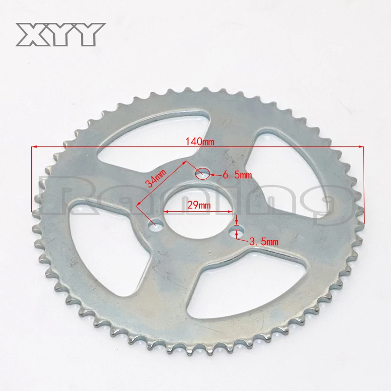 47cc 49cc pocket bike liya front gearbox transmission gear box mini moto atv with t8f chain and Chain plate 2 stroke engine part