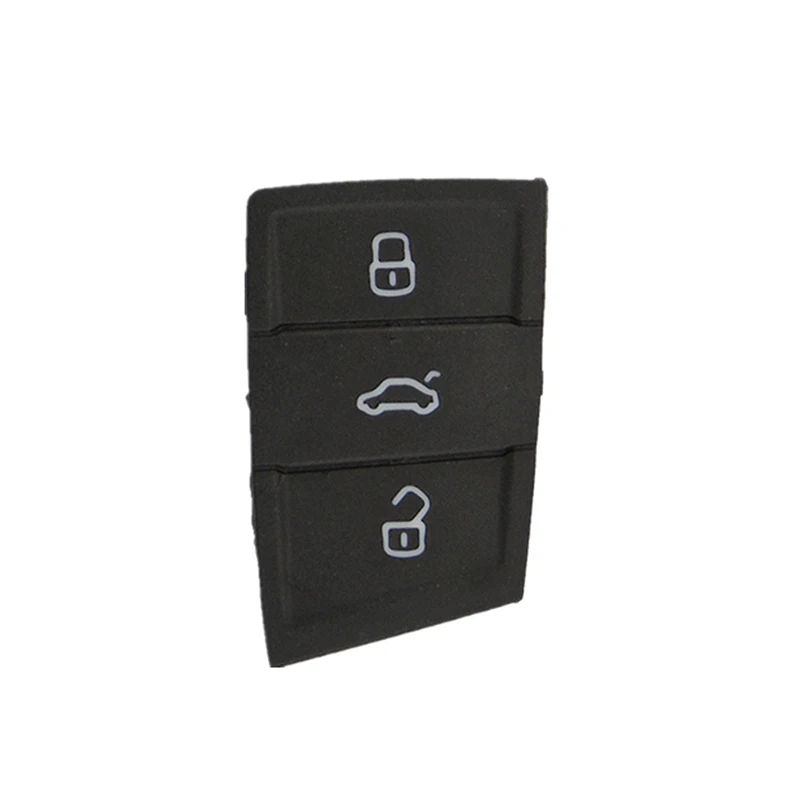 Replacement Rubber 3 Buttons Flip Car Key Pad Fob For Golf 7 4 5 Mk4 6 For Skoda Octavia For Seat Leon Ibiza Altea