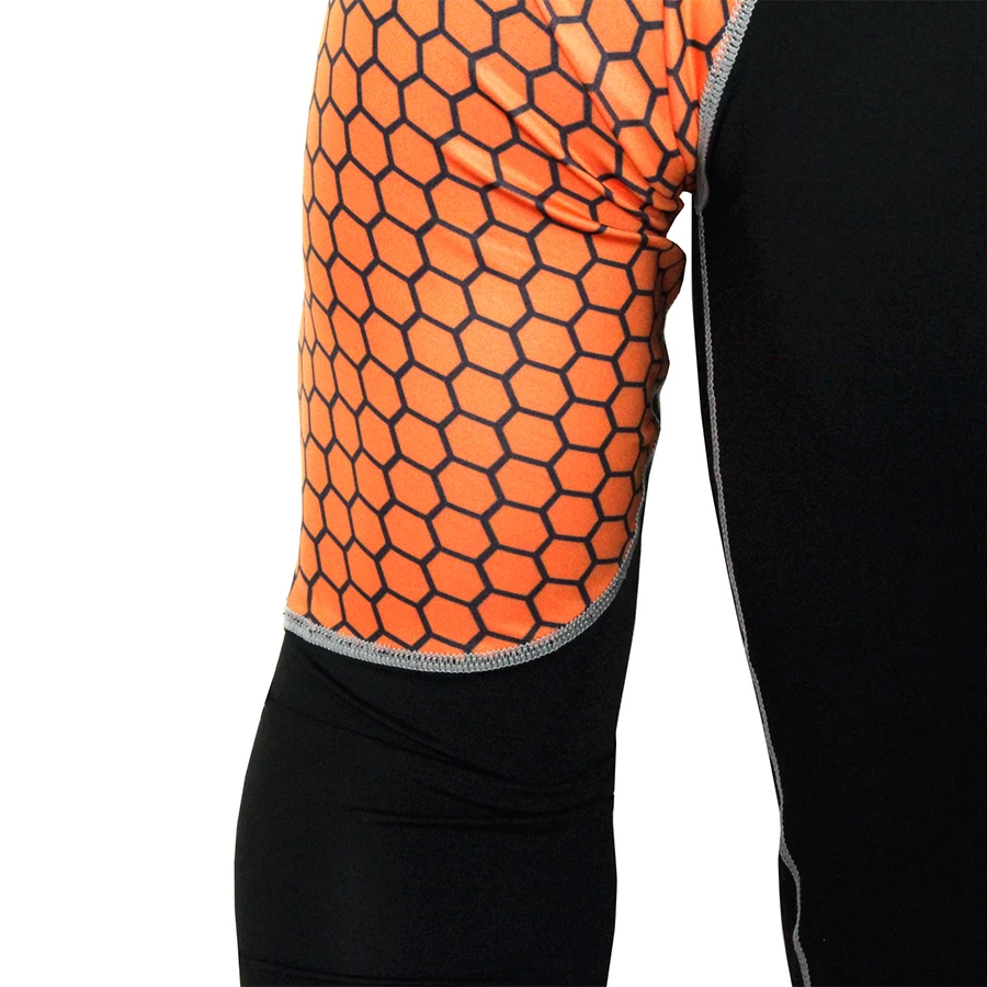 Fitness MMA Running Sets Quick Dry Men Rashguard Crossfit GYM Tracksuits Training Bodybuilding Clothes Sports Compression Suits