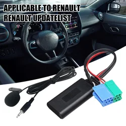 Biurlink – adaptateur de câble Aux Bluetooth 5.0 pour Renault, pour autoradio, vert bleu, Mini ISO, 6 broches, 8 broches