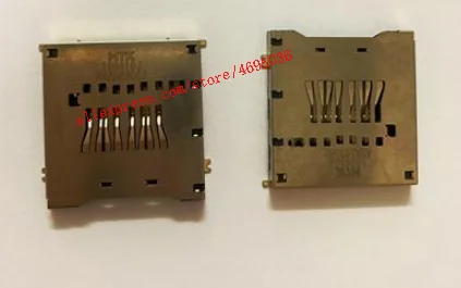 حامل فتحة بطاقة الذاكرة SD الجديد لجزء إصلاح الكاميرا الرقمية Nikon D500 SLR