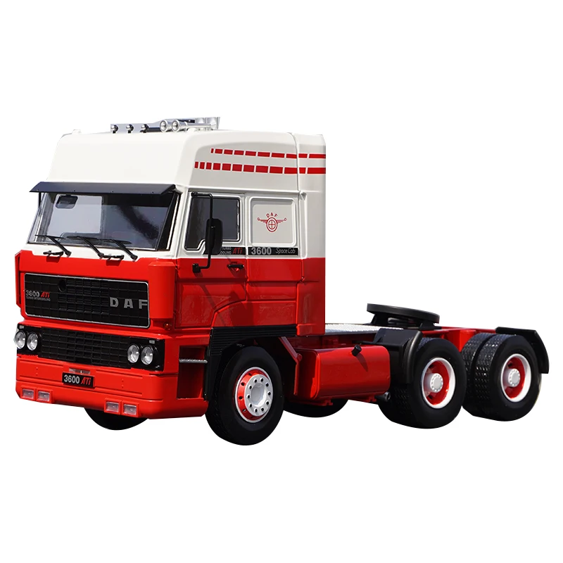 Classic Original Factory 1:18 Kk Daf 3300 3600 Space Cab Diecast Tractor Truck Model for Collection, Promotion, Gift