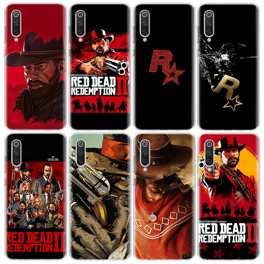 Red Dead Redemption 2 Phone Case For Xiaomi Redmi Note 13 Pro + 5G 10 10A 10C 12 12C 9 9A 9C 9T 8 8A 7 7A 6 Pro S2 6A K40 Cover