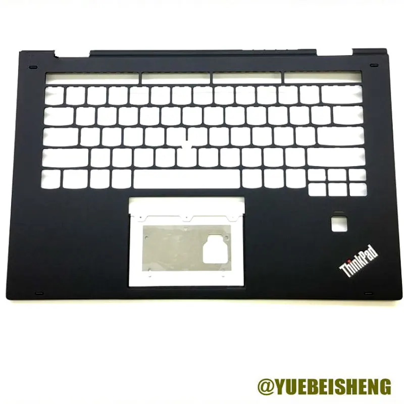 

YUEBEISHENG New For ThinkPad X1 Yoga 2nd Gen (Type 20JD, 20JE, 20JF, 20JG) 2017Y Palmrest Upper Case Keyboard Bezel