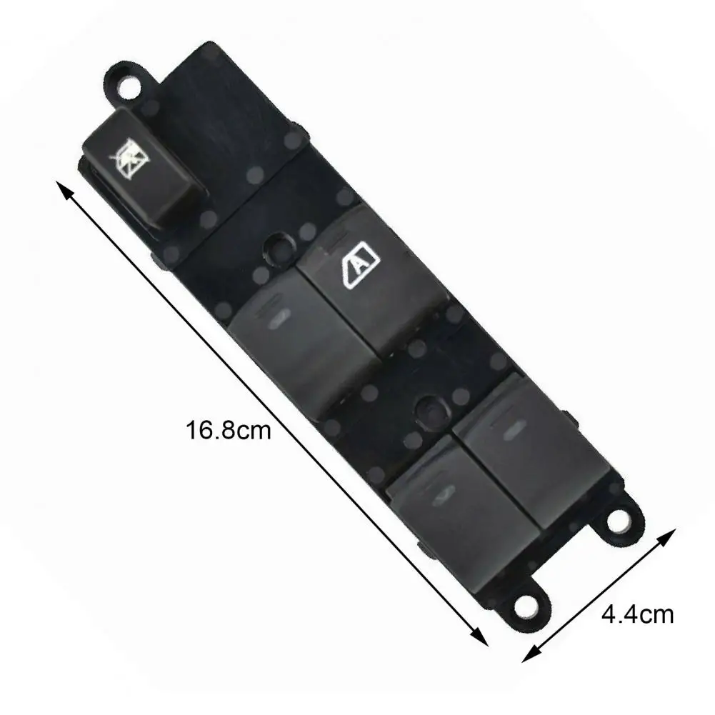 Window Switch High Durability Waterproof ABS Electrical Power Left Front Lifter Switch 25401 BB60B for Qashqai