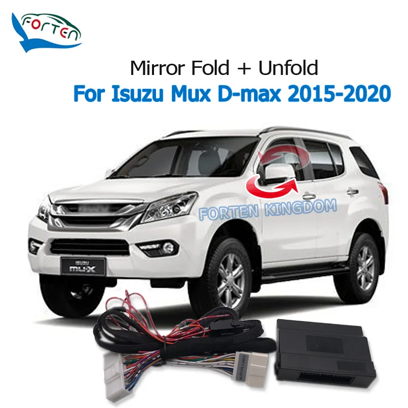 Forten Kingdom Car Side Rear Mirror Fold Folding Module For Isuzu Mux Mu-x D-max Dmax 2015-2023